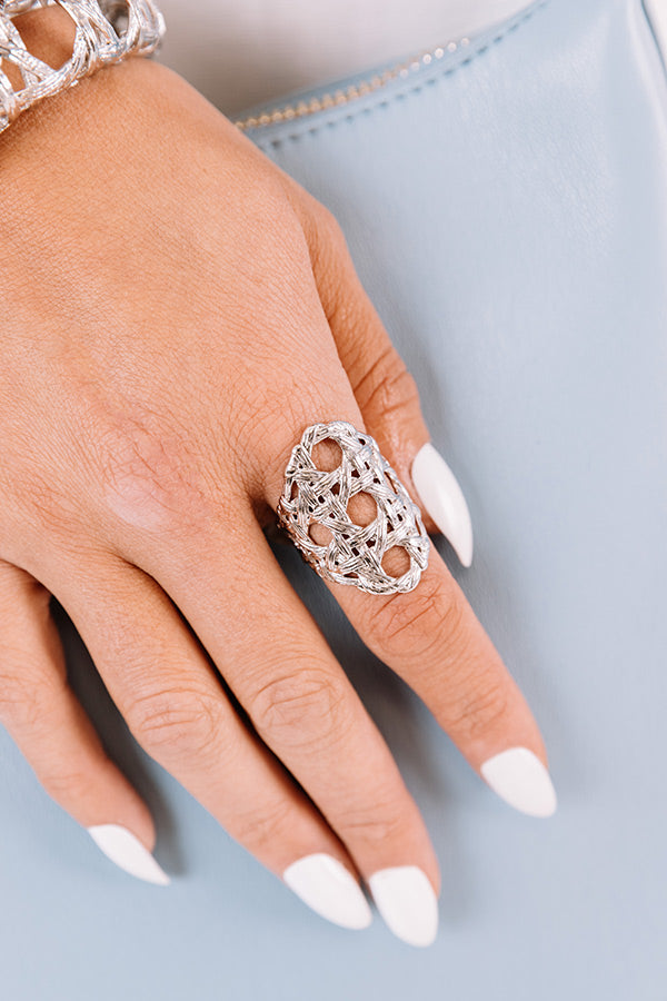Kendra Scott Natalie Statement Ring in Silver Image - 2