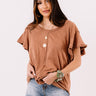 Saturday Stroll Shift Tee In Mocha Image - 1