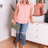 Pretty Shores Shift Top In Peach Curves Image - 1