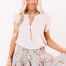 Pretty Shores Shift Top In Birch Image - 1