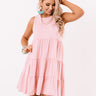 Apple Spiced Wishes Babydoll Dress In Pink Image - 1