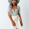 NYC Lights Bodysuit In Mint Image - 1