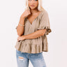 Endless Daydreams Babydoll Top In Sage Image - 1
