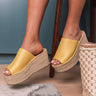 The Cameron Espadrille In Yellow Image - 1