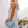 Dance Hall Faux Leather Crossbody In Airy Blue Image - 1