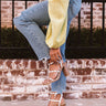 The Soren Studded Heel In White Image - 1