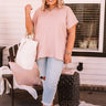 Casual Confidence Shift Top In Blush   Curves Image - 1