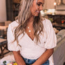 Enchanted Embrace Wrap Top In Cream Image - 1