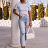 Attempt To Charm Shift Top In Sky Blue Image - 1