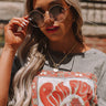 Here For Happy Hour Sunnies in Navy Image - 1