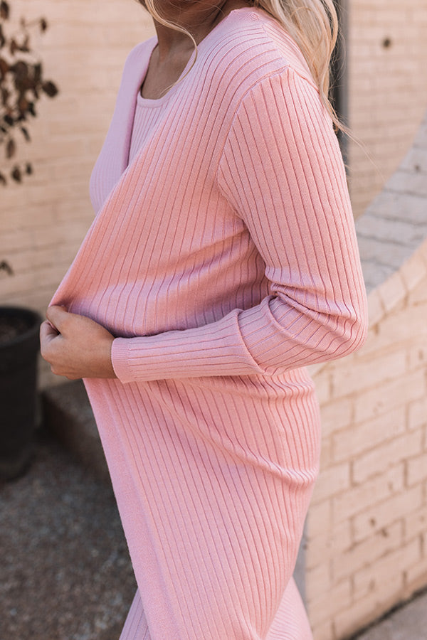 You Glow Girl Cardigan In Pink Image - 3