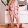 Latte Afternoon Joggers In Pink Image - 1