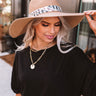 Spotted Under The Palms Woven Hat In Tan Image - 1