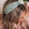Spring Session Floral Headband In Mint Image - 1