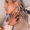 Clever Mind Huggie Hoop Earrings In Gold Image - 1