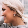 Love On The Weekend Hoop Earrings In Silver Image - 1
