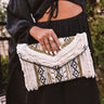 Meet Cute Embellished Crossbody In Ivory Image - 1