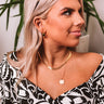 Love On The Weekend Hoop Earrings In Gold Image - 1
