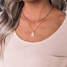 Waiting On You Semi Precious Necklace In Natural Image - 1