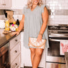 Perfectly Peaceful Eyelet Babydoll Dress In Limpet Shell Curves Image - 1