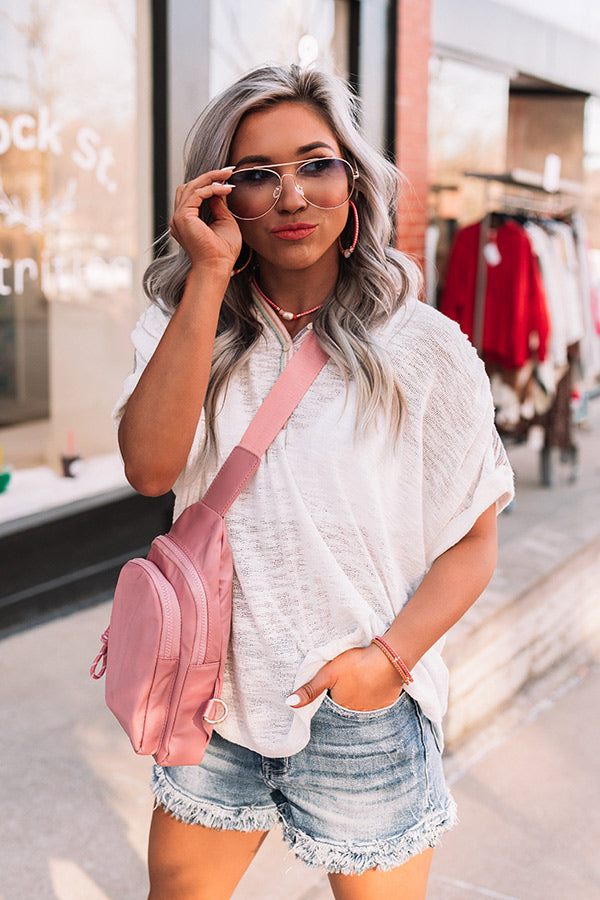 In Touch Knit Shift Top