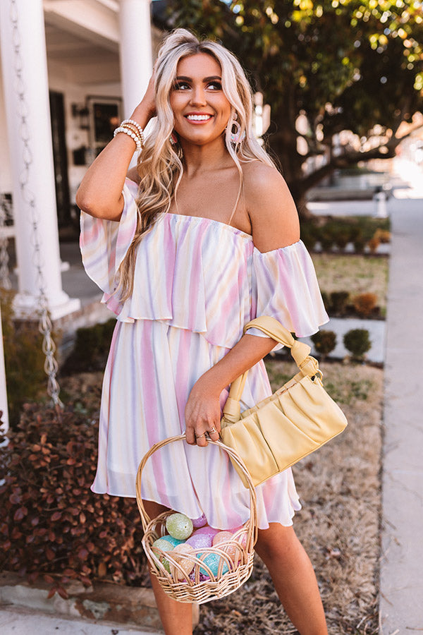 Santorini Kisses Shift Dress