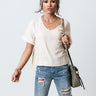 Memorize My Smile Top In Beige Image - 1
