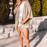 Beachy Sweet Knit Overlay In Light Sage Image - 1