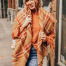 Paris Cafe Blanket Scarf in Camel Image - 1