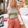 Skip Town Seamless Bodysuit In Olive Image - 1