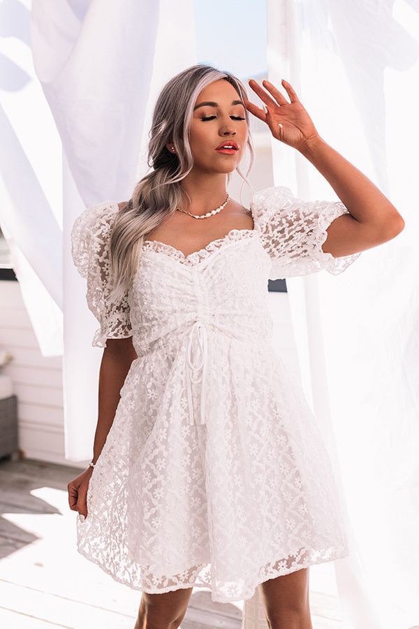 Bubbly Beauty Eyelet Babydoll Dress Image - 1