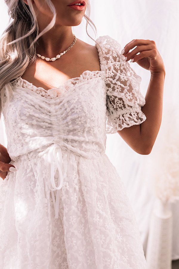 Bubbly Beauty Eyelet Babydoll Dress Image - 2