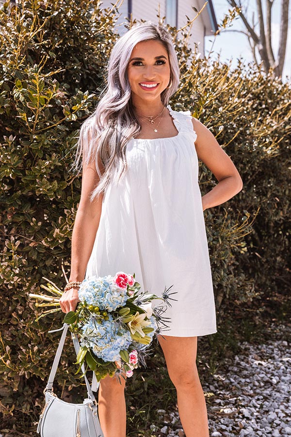 Sunday Sunshine Romper In White