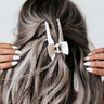 Smelling Roses Hair Claw Clip In Ivory Image - 1