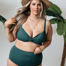 Tanning In Tulum Bikini Top in Forest Image - 1