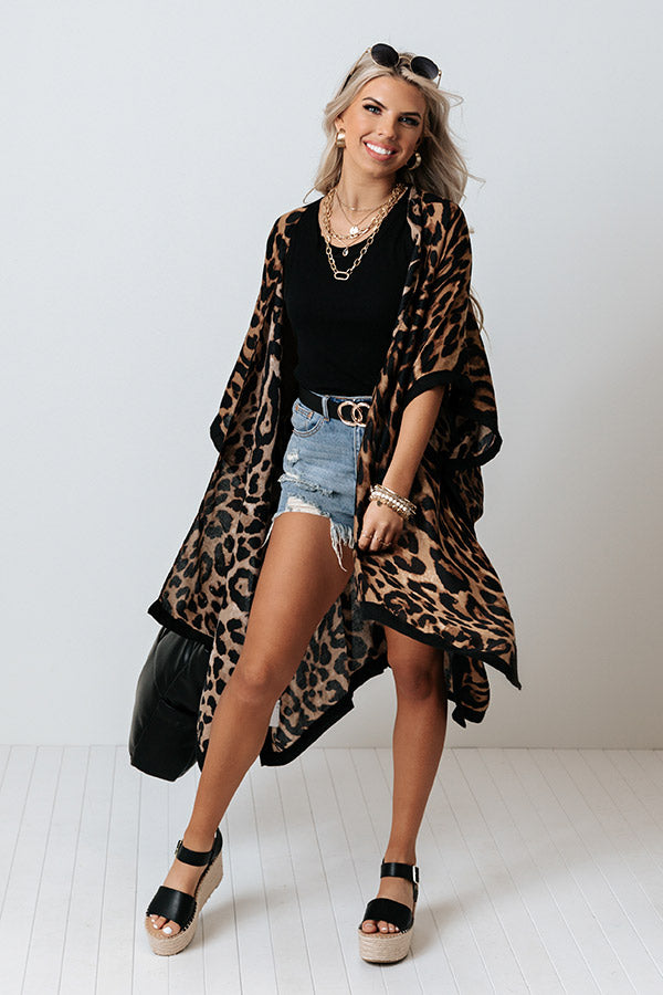 Darling Heart Leopard Overlay In Brown Image - 1