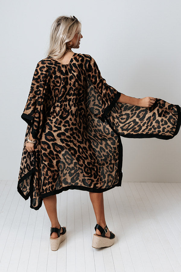 Darling Heart Leopard Overlay In Brown Image - 2