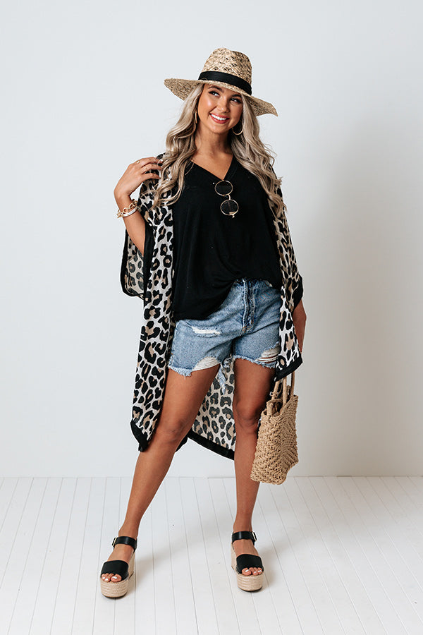 Darling Heart Leopard Overlay In Ivory Image - 1