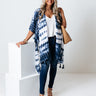 South Beach Babe Tie Dye Overlay In Navy Image - 1