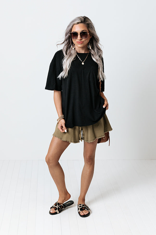 Popular Opinion Shift Tee In Black Image - 2