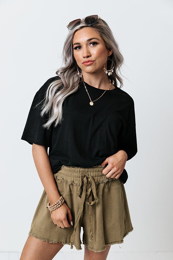 Popular Opinion Shift Tee In Black Image - 1