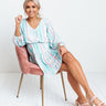 Charming Intuition Dress In Turquoise Image - 1