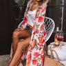 Dahlia Darling Floral Chiffon Duster Image - 1