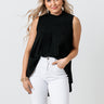 Meet For Tea Shift Top In Black Image - 1