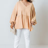 Honor And Love Shift Top In Honey   Curves Image - 1