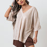 Westward Welcome Shift Tee In Birch Image - 1