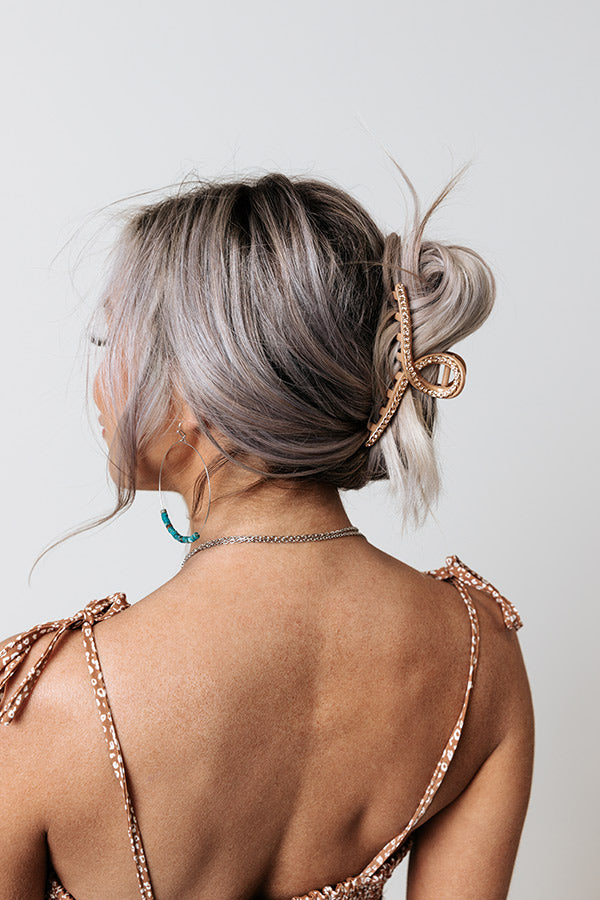 Brentwood Brunch Hair Claw Clip Set In Latte