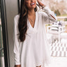 Biggest Blessing Shift Tunic In White Image - 1