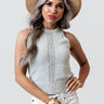 Park Weather Knit Tank In Mint Image - 1