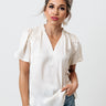 Mood And Music Shift Top In Cream Image - 1